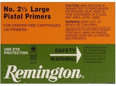 Remington 2.5 Large Pistol (LP) Zündhütchen